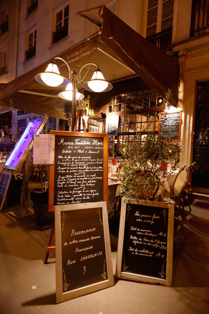 Restaurant rue Descartes-Paris latin quarter