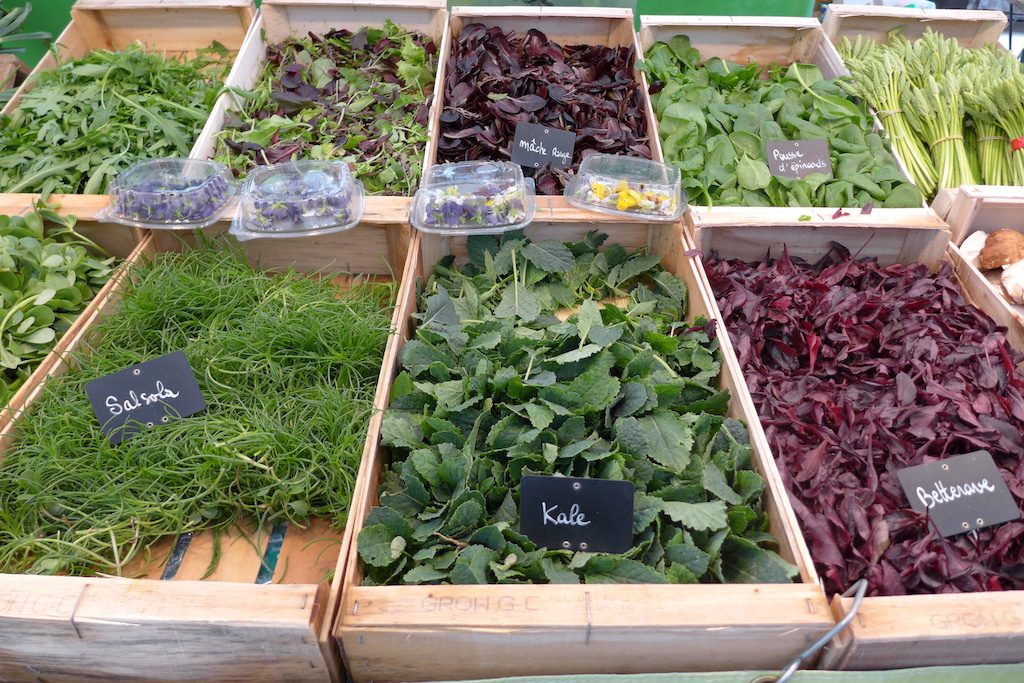 Marche-Saxe-Breteuil-Paris-Various herbs and leaves