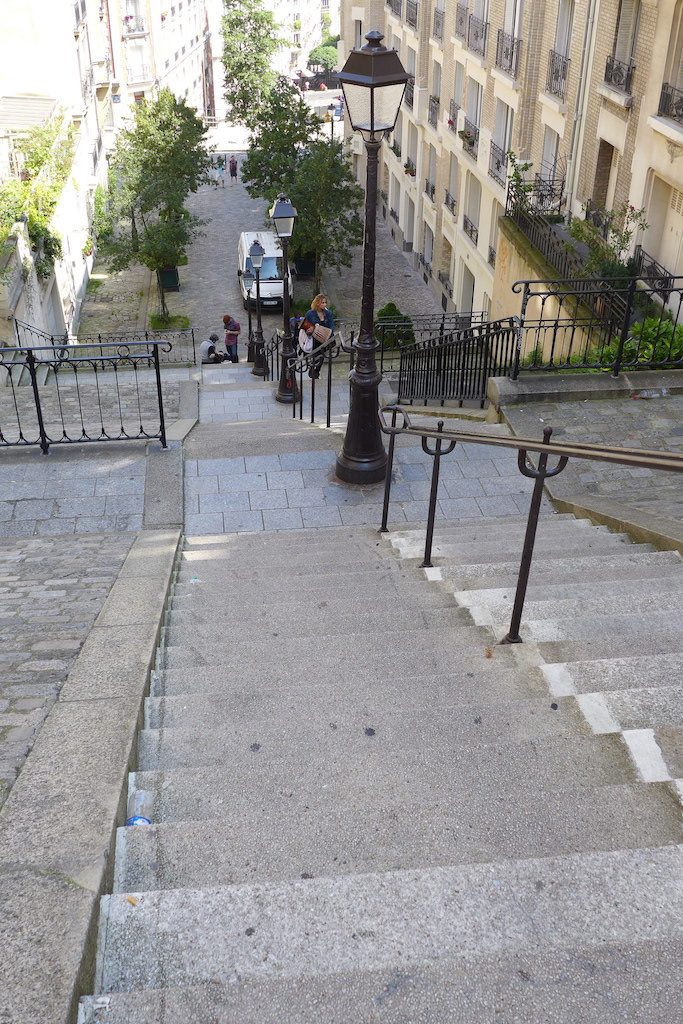 Montmartre-rue du Mont Cenis-Stairs