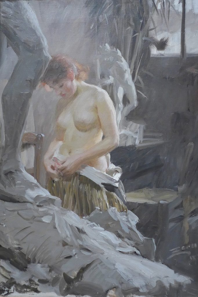 Anders Zorn-Dans l'atelier de Wikström-1889