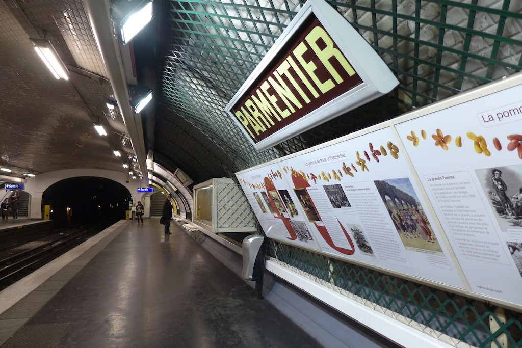 Metro Parmentier Paris