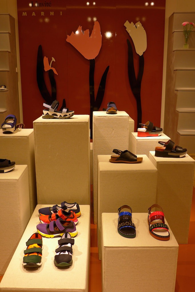 Le Bon Marche Paris - Souliers Marni