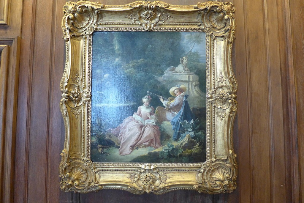 A painting by Bouche at Cognacq-Jay museum