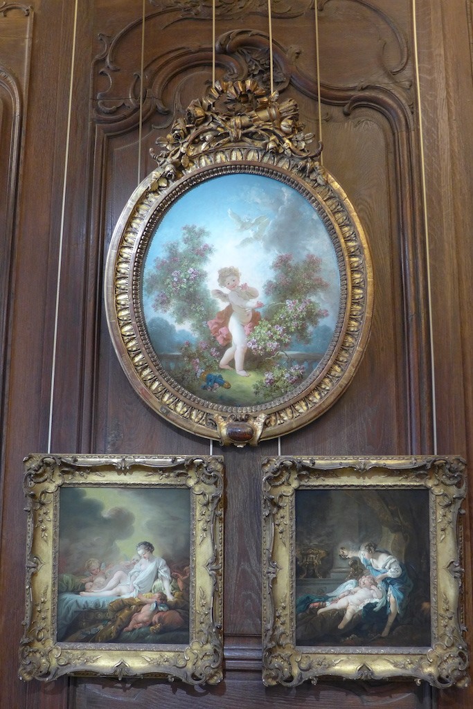 Paintings by Boucher in the main room