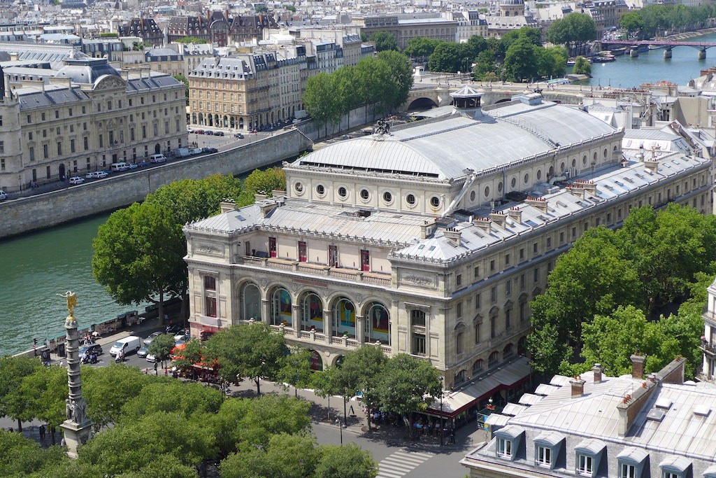 The Theatre du Chatelet from the Tour Saint Jacques