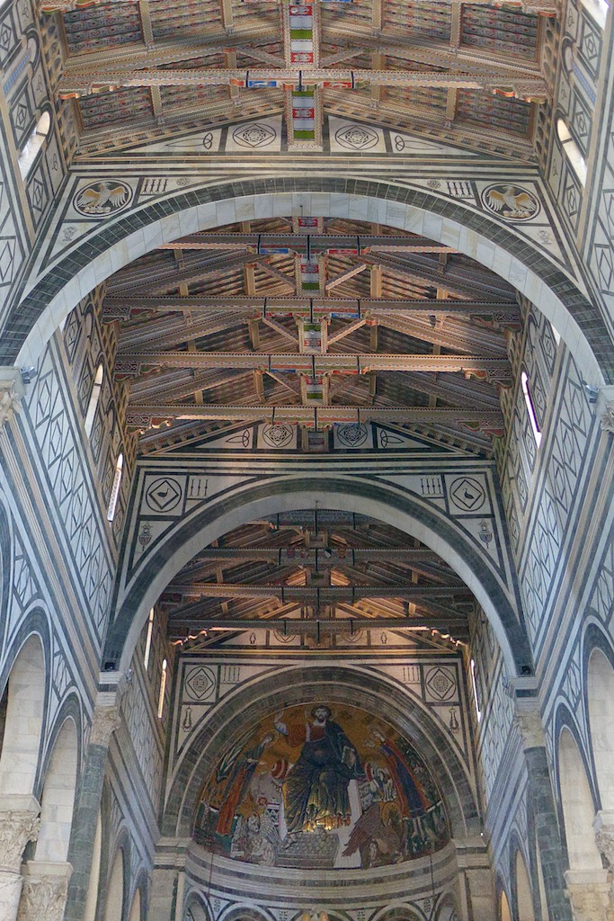 Florence-San Miniato-the ceiling