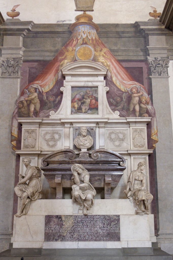 Florence-Santa Croce-Michelangelo's tomb