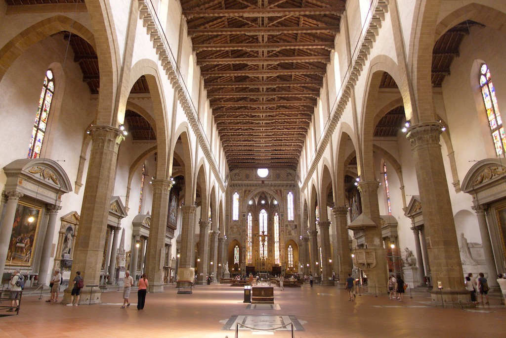 Florence-Santa Croce-The inside