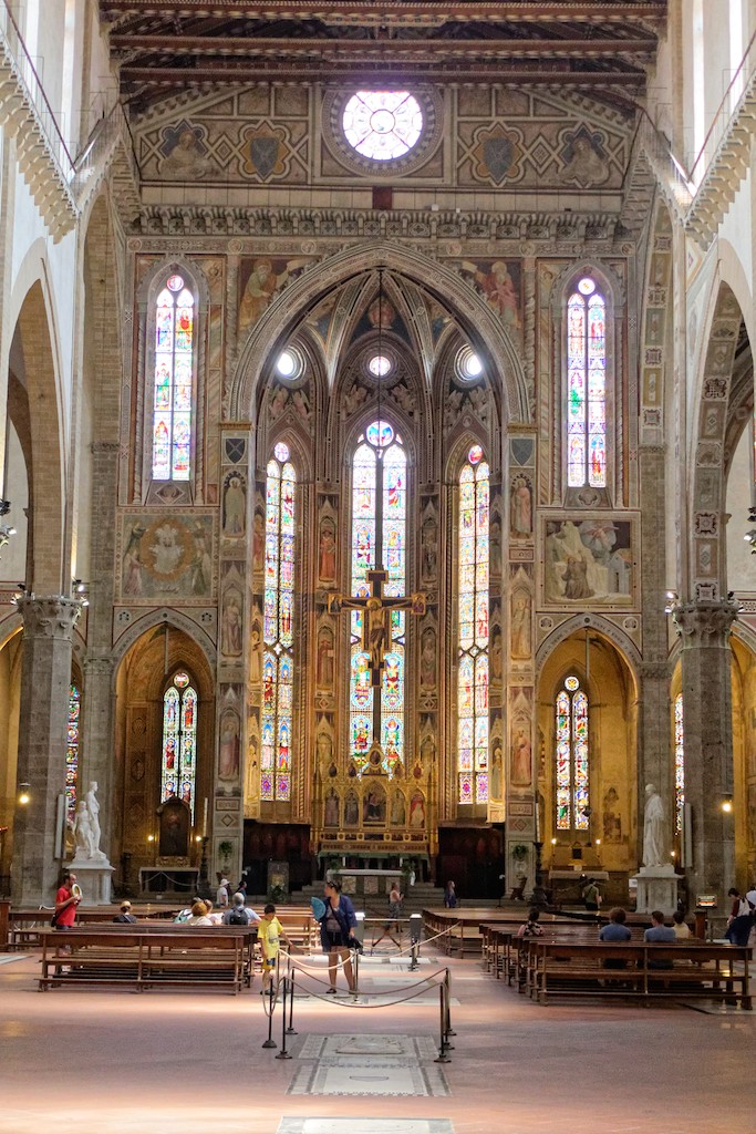 Florence-Santa Croce-the choir