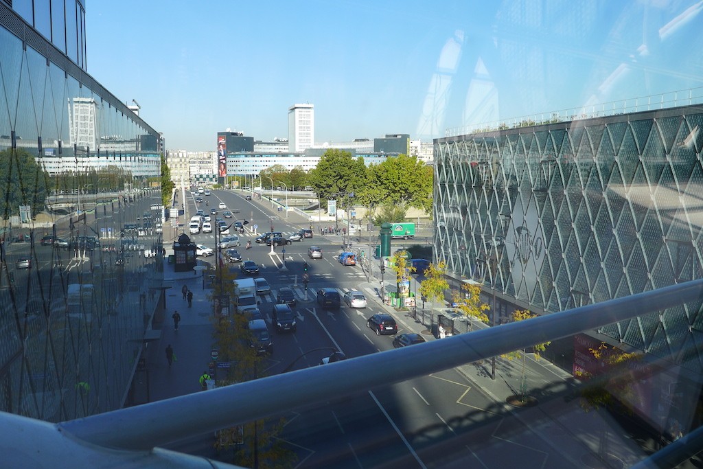 Beaugrenelle Paris-view from the footbridge