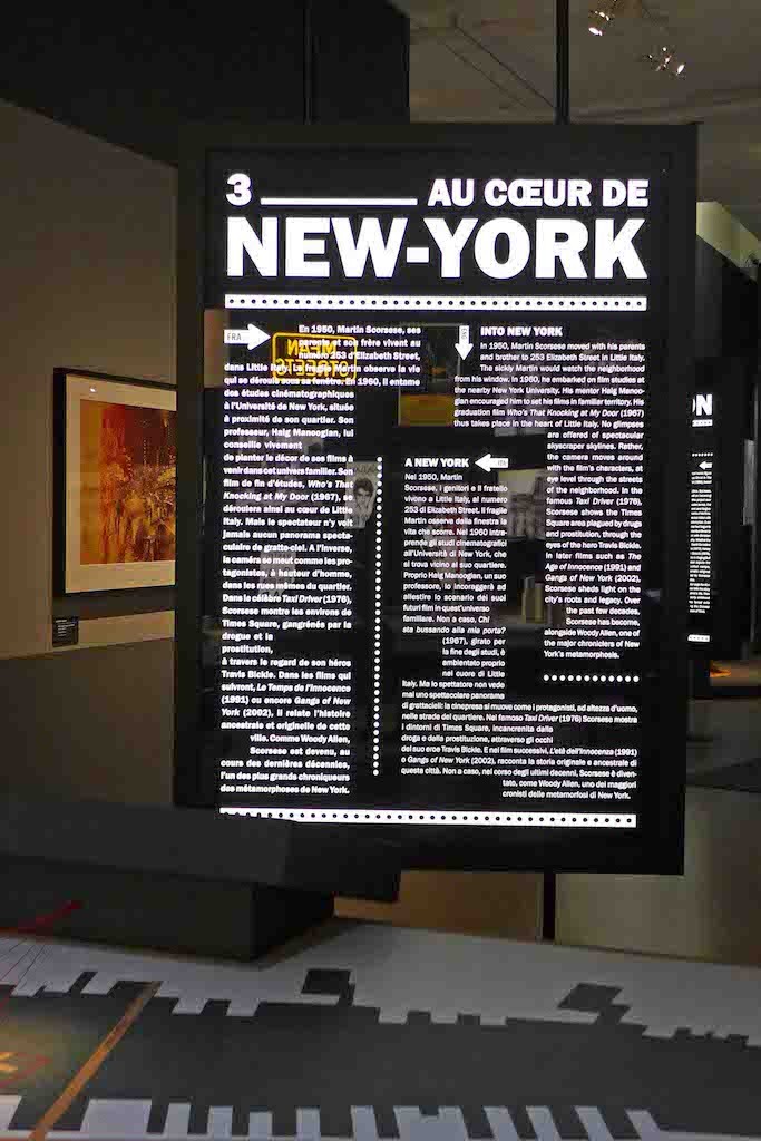 Exposition Scorcese-Paris-NewYork