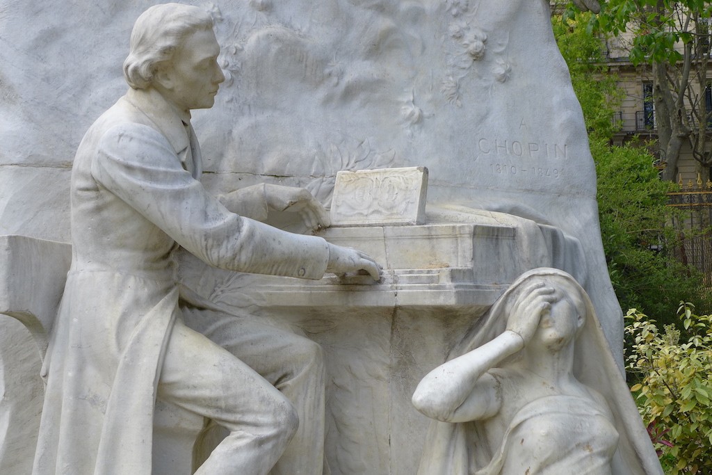 Parc Monceau Paris - Chopin Memorial