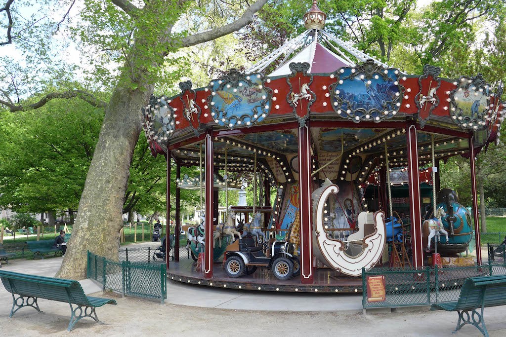 Parc Monceau Paris- Merry-go-round