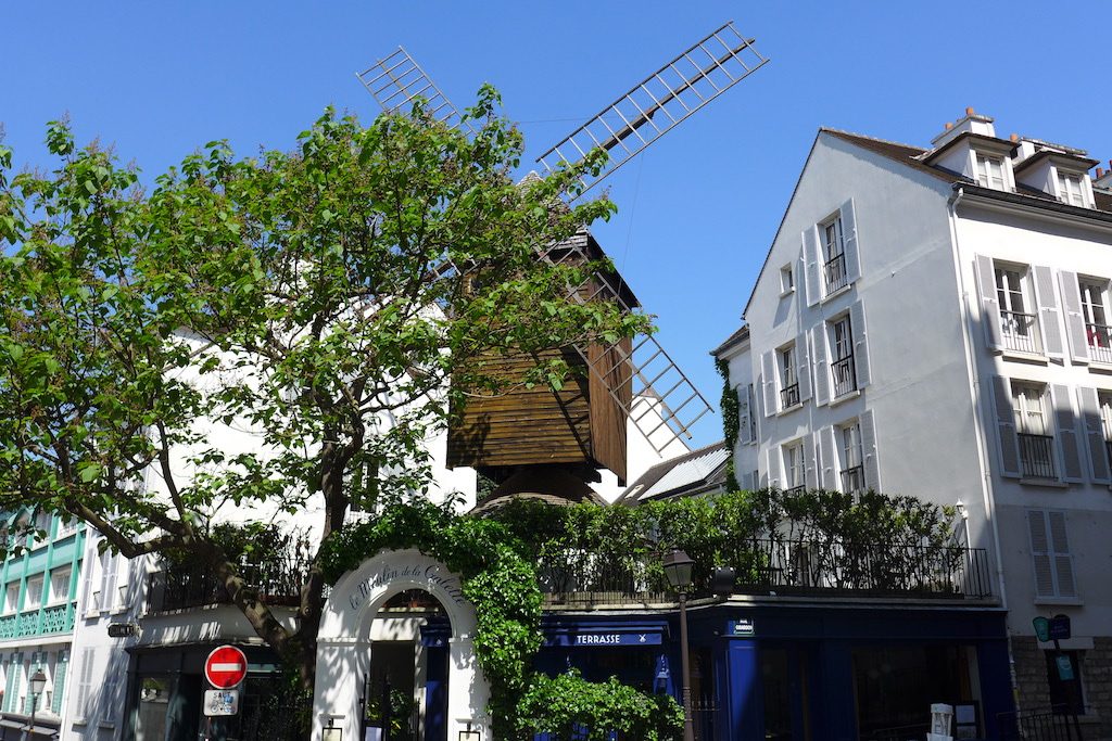 Montmartre- The Moulin Radet-rue Lepic